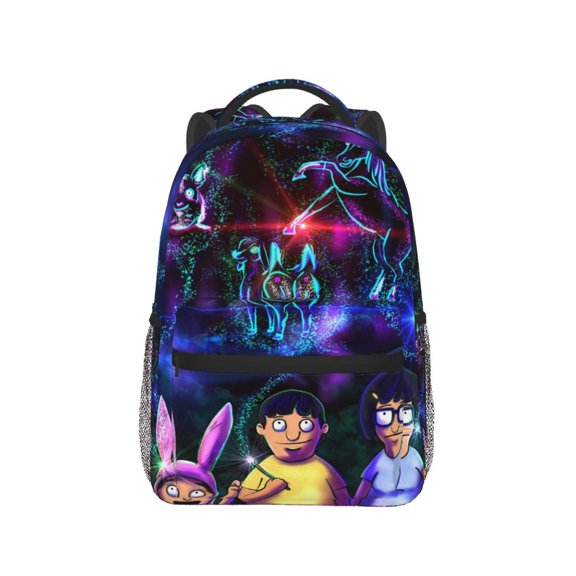 Bob's Bur-Ger Backpack 15.7" Cute Travel Bag Funny Lightweight Backpack