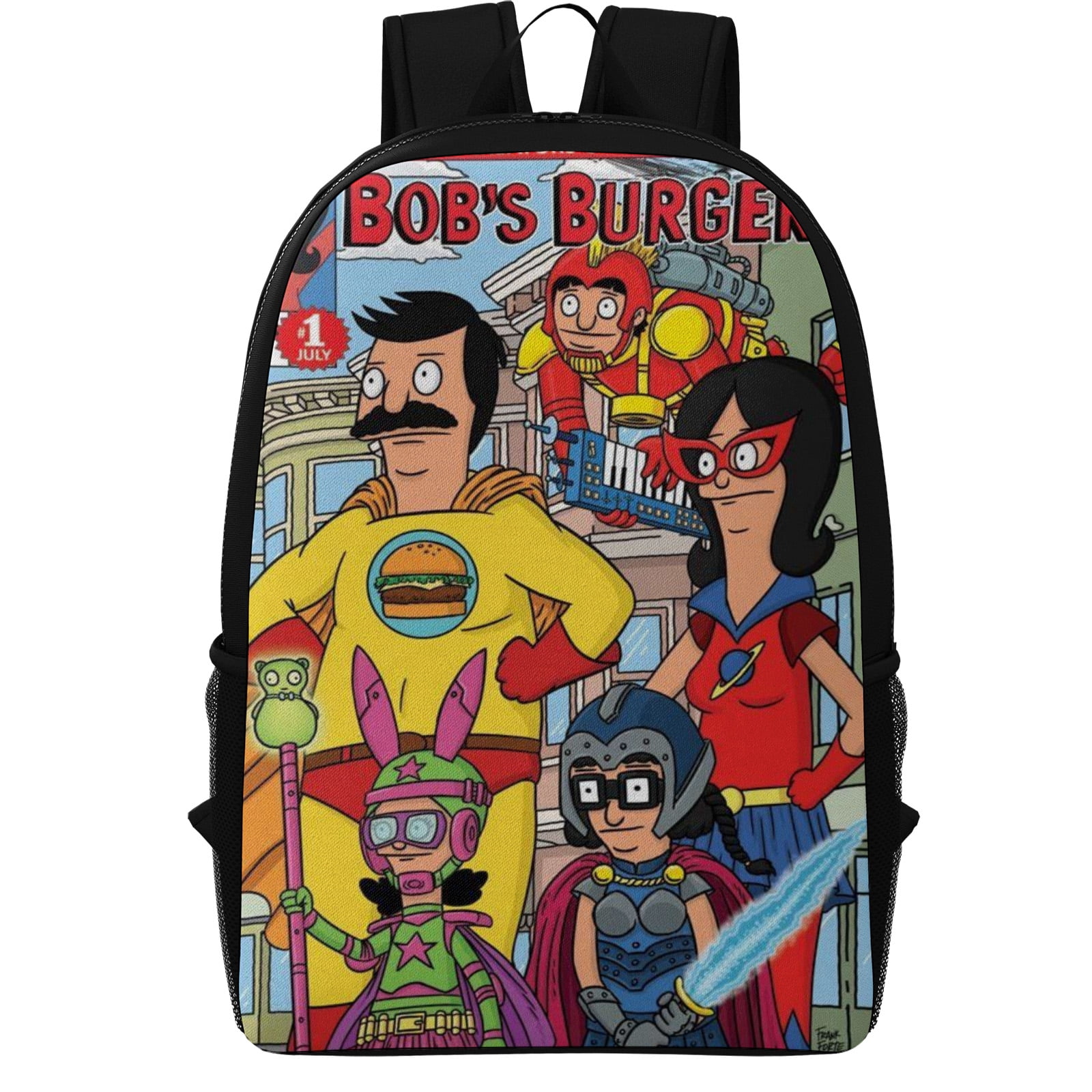 Bob's BurGer Backpack Lightweight Laptop Backpack Casual Daypack ...