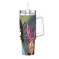 Bob's_Burger_s Anime 40oz Tumbler with Handle Double Wall Stainless