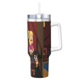 Bob's_Burger_s Anime 40oz Tumbler with Handle Double Wall Stainless