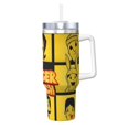 Bob's_Burger_s Anime 40oz Tumbler with Handle Double Wall Stainless