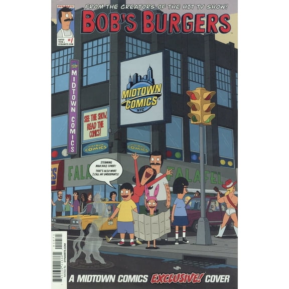 Bob's Burgers #1V VF ; Dynamite Comic Book