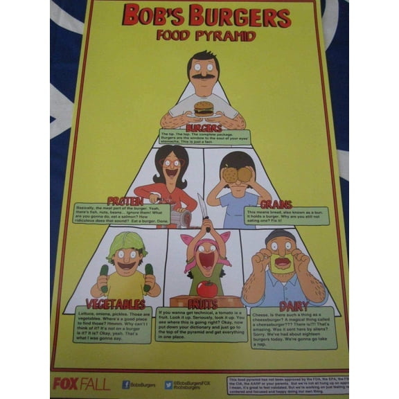 Bobs Burgers 2014 Comic-Con 11x17 mini promo poster