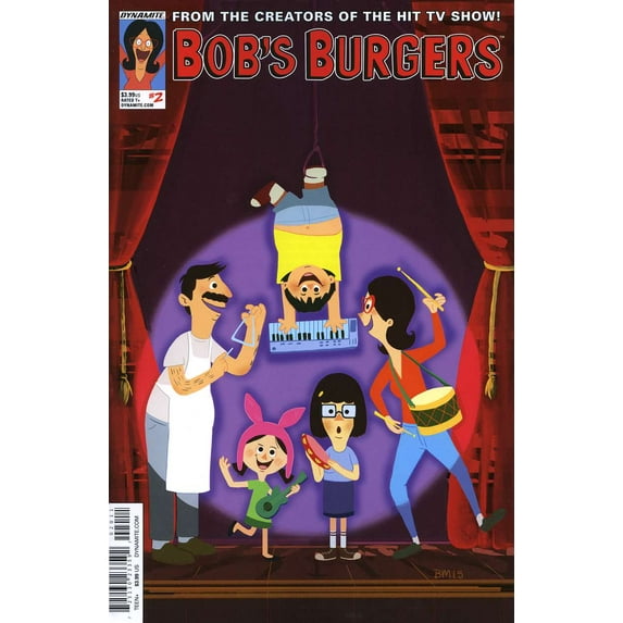 Bob's Burgers (2nd Series) #2A VF ; Dynamite Comic Book