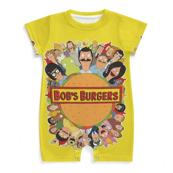 Bob's Burgers (4) Toddler Baby Boy Girls Clothes Romper Newborn Jumpsuit