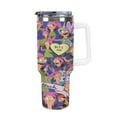 thumbnail image 1 of Bob's Burgers 40 Oz Tumbler with Handle And Straw, Stainless Steel Double Wall Vacuum Insulated Coffee Cup Travel Mug for Gym, Outdoors, Commute, Work, 1 of 8