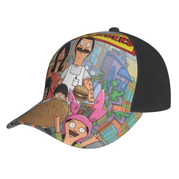 Bob's Burgers Anime Baseball Cap Hats Adjustable Snapback Caps Cool Dad Hat for Men Women Teens Best Gift