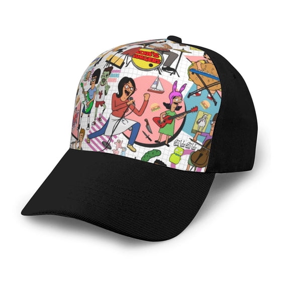 Bob's Burgers Baseball Cap Low Profile Adjustable Golf Dad Hat Trucker Hats for Men Women