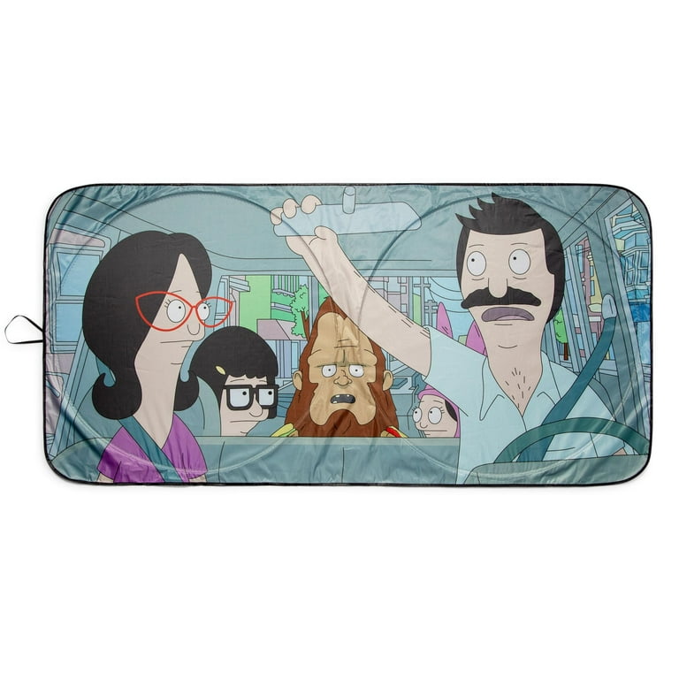 Bob s Burgers Belcher Family Sunshade for Car Windshield 64 x 32 Inches