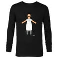 thumbnail image 1 of Bob’s Burgers Bob Belcher Hug - Long Sleeve T-Shirt for Men - Customized-Black, 1 of 5