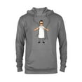 thumbnail image 1 of Bob’s Burgers Bob Belcher Hug - Pullover Hoodie for Adults - Customized-Graphite Heather, 1 of 5