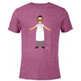 thumbnail image 1 of Bob’s Burgers Bob Belcher Hug - Short Sleeve Blended T-Shirt for Adults - Customized-Purple, 1 of 5