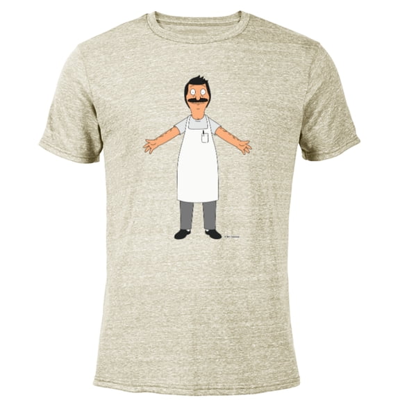 Bob’s Burgers Bob Belcher Hug - Short Sleeve Blended T-Shirt for Adults - Customized-Yellow