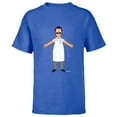 thumbnail image 1 of Bob’s Burgers Bob Belcher Hug - Short Sleeve T-Shirt for Kids - Customized-Royal, 1 of 5