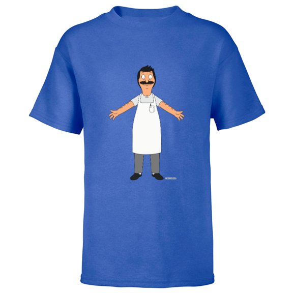 Bob’s Burgers Bob Belcher Hug - Short Sleeve T-Shirt for Kids - Customized-Royal