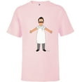 thumbnail image 1 of Bob’s Burgers Bob Belcher Hug - Short Sleeve T-Shirt for Kids - Customized-Soft Pink, 1 of 5