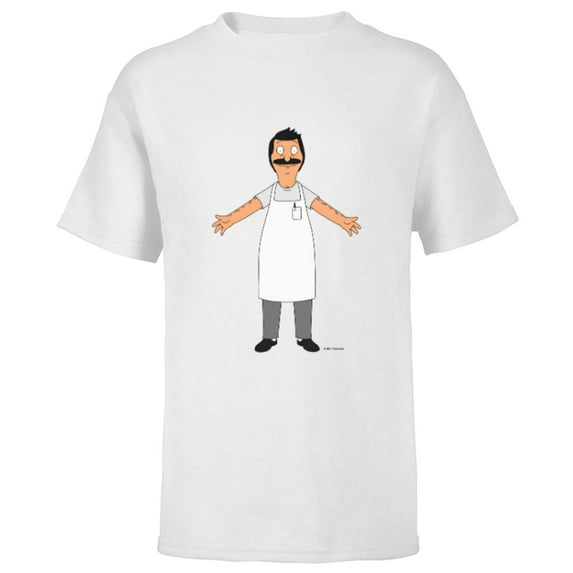 Bob’s Burgers Bob Belcher Hug - Short Sleeve T-Shirt for Kids - Customized-White