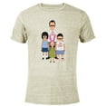 thumbnail image 1 of Bob’s Burgers Bob Tina Louise and Gene #1 Dad - Short Sleeve Blended T-Shirt for Adults - Customized-Yellow, 1 of 5