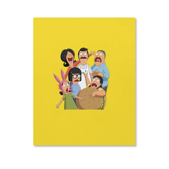 Bob's Burgers Burgers Decorative Painting Canvas Wall Poster Art Picture Painting Hanging Picture Gift Living Room Posters Bedroom Painting Decor