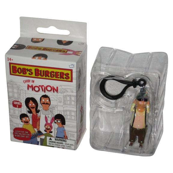 Bob's Burgers Chibi In Motion Metallic Variant Theatre Gene Figure Keychain