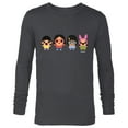 thumbnail image 1 of Bob’s Burgers Chibi Kawaii Linda Gene Tina and Louise - Long Sleeve T-Shirt for Men - Customized-Charcoal Heather, 1 of 5
