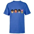 thumbnail image 1 of Bob’s Burgers Chibi Kawaii Linda Gene Tina and Louise - Short Sleeve T-Shirt for Kids - Customized-Royal, 1 of 5