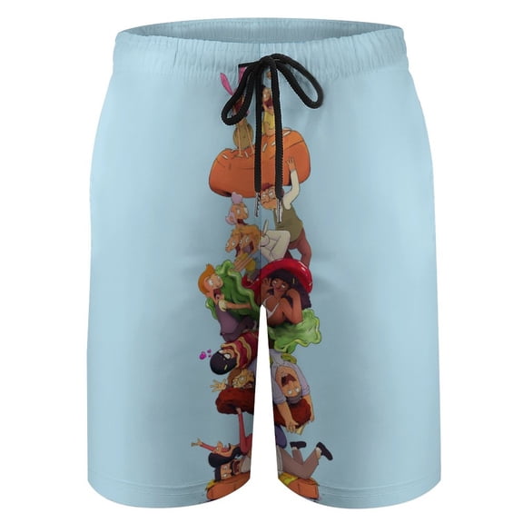 Bob's Burgers Children's Swim Trunks Printed Beach Board Shorts Quick Dry Swimwear Casual Swimming Shorts XS
