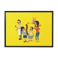 thumbnail image 1 of Bob's Burgers Family Funny Black Frame Decorative Painting Canvas Decor Wall Poster Art Painting Gift For Living Room Bedroom Office Posters 12x16in, 1 of 9