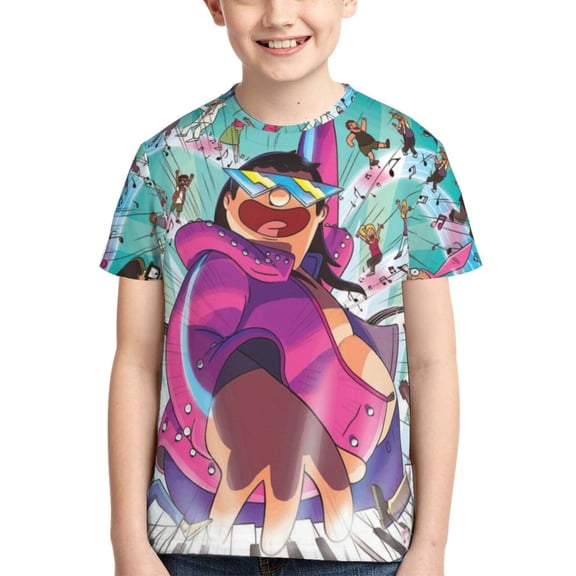 Bob's Burgers Film Teen T Shirts Unisex Crewneck Short Sleeve T-Shirt Tees Top For Boys Girls Youth Kids X-Large