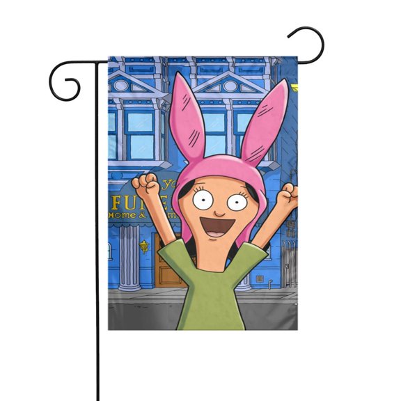Bob's Burgers Garden Flags for Outside Graphic Garden Flag 12 x 18 Inch Double Sided Yard Outdoor Flag