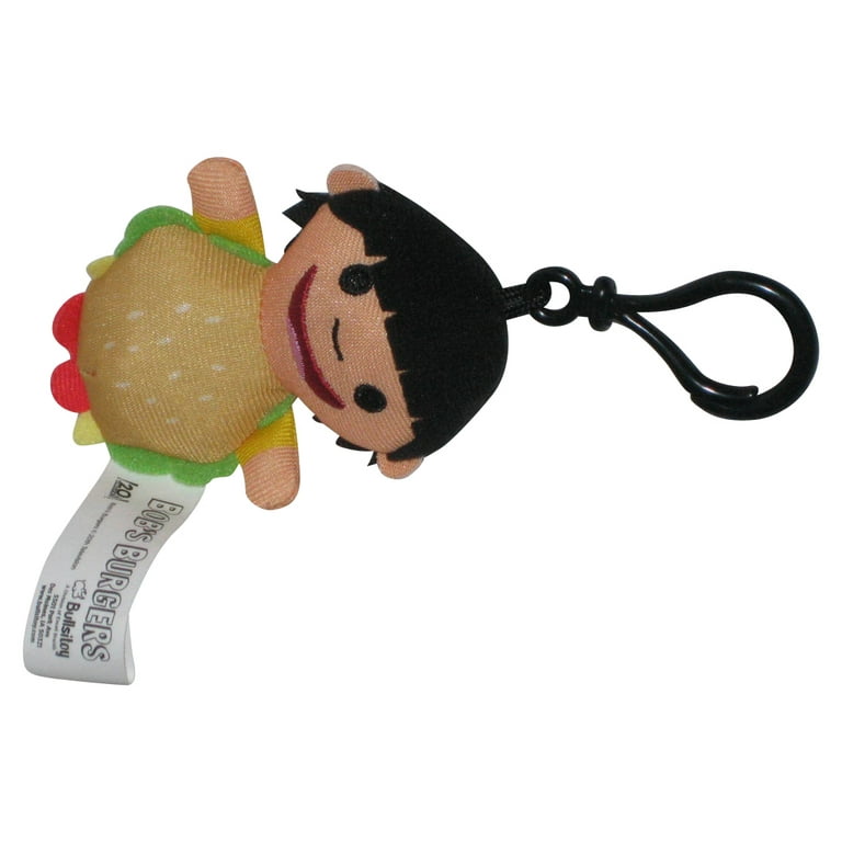 Bob's Burgers Gene Bullsitoy 4-Inch Dangler Clip-On Plush Keychain 