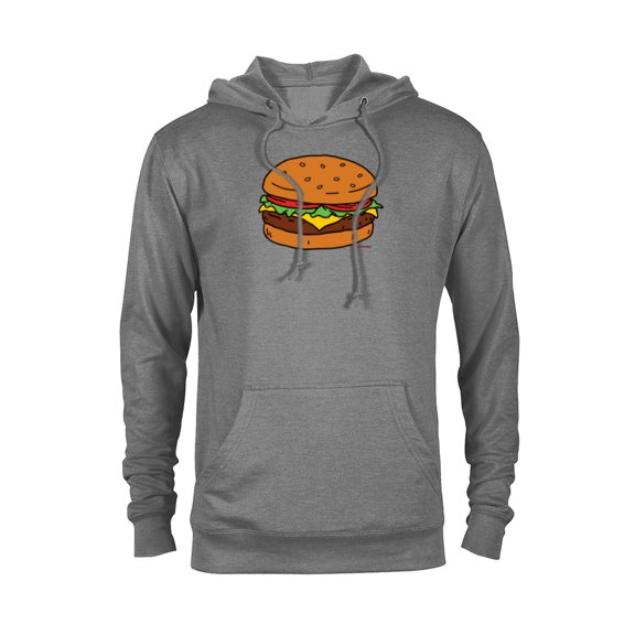 Bob’s Burgers Hamburger - Pullover Hoodie for Adults - Customized-Graphite Heather