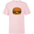 thumbnail image 1 of Bob’s Burgers Hamburger - Short Sleeve T-Shirt for Kids - Customized-Soft Pink, 1 of 5