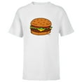 thumbnail image 1 of Bob’s Burgers Hamburger - Short Sleeve T-Shirt for Kids - Customized-White, 1 of 5