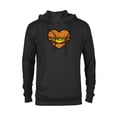 thumbnail image 1 of Bob’s Burgers Ketchup and Mustard Heart - Pullover Hoodie for Adults - Customized-Black, 1 of 5