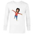 thumbnail image 1 of Bob’s Burgers Linda Belcher Hug - Long Sleeve T-Shirt for Men - Customized-White, 1 of 5