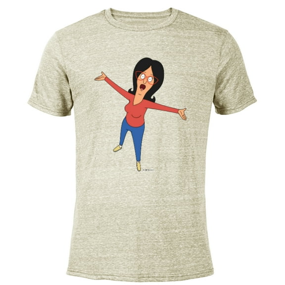 Bob’s Burgers Linda Belcher Hug - Short Sleeve Blended T-Shirt for Adults - Customized-Yellow