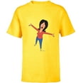 thumbnail image 1 of Bob’s Burgers Linda Belcher Hug - Short Sleeve T-Shirt for Kids - Customized-Yellow, 1 of 5
