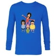 thumbnail image 1 of Bob’s Burgers Linda Gene Tina and Louise - Long Sleeve T-Shirt for Men - Customized-Royal, 1 of 5