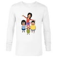 thumbnail image 1 of Bob’s Burgers Linda Gene Tina and Louise - Long Sleeve T-Shirt for Men - Customized-White, 1 of 5