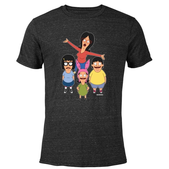 Bob’s Burgers Linda Gene Tina and Louise - Short Sleeve Blended T-Shirt for Adults - Customized-Black