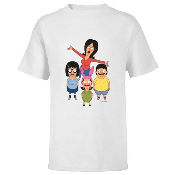 Bob’s Burgers Linda Gene Tina and Louise - Short Sleeve T-Shirt for Kids - Customized-White