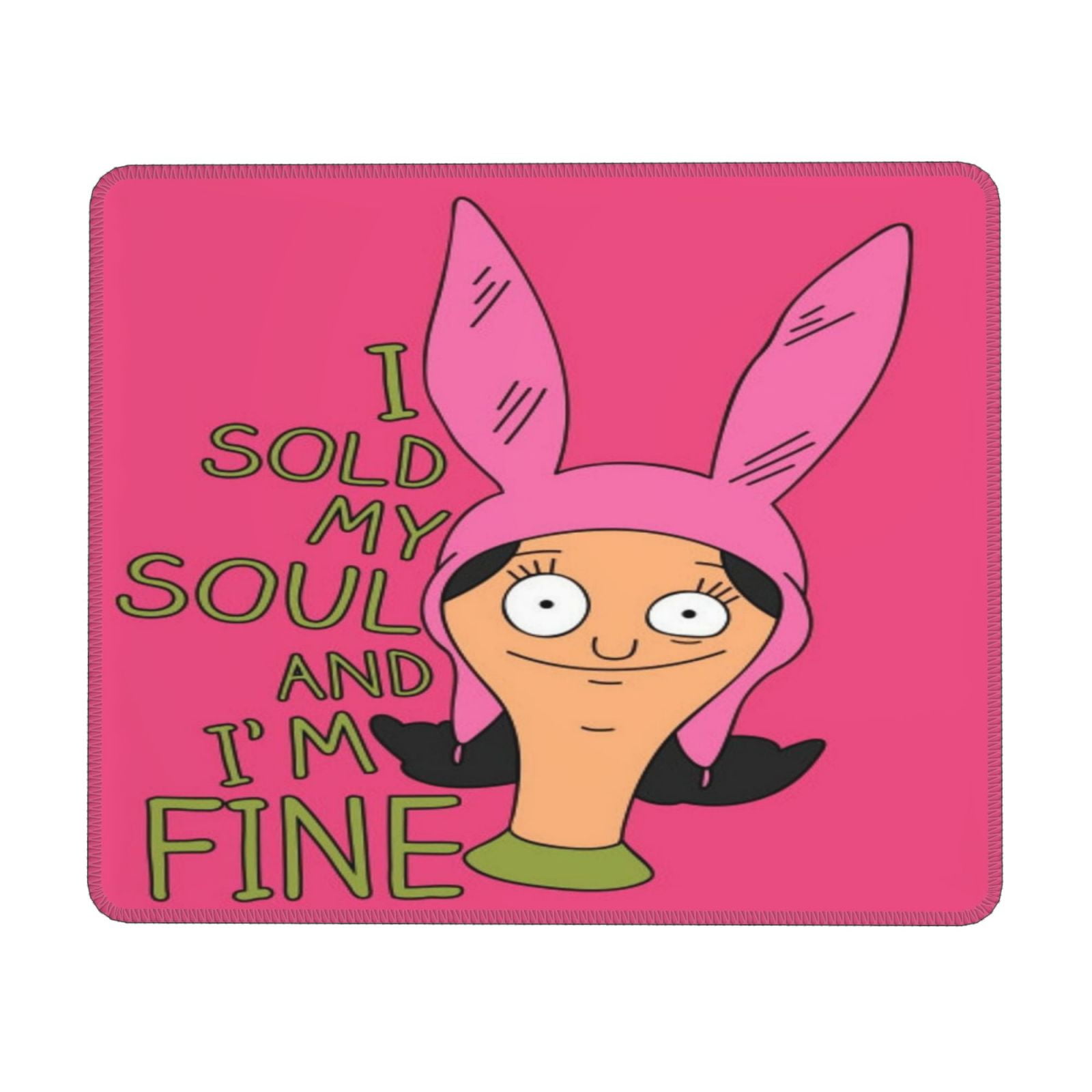 12x10 Inch Funny Evil Smile Cartoon Mousepad - Large Gaming Mouse Mat With Waterproof Surface