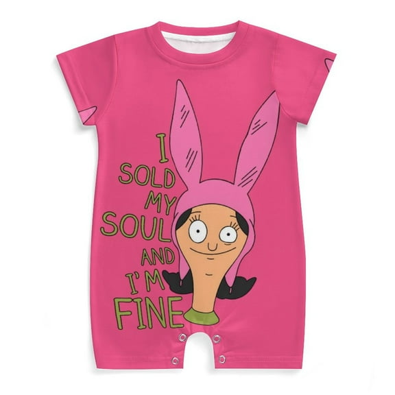 Bob's Burgers Louise (7) Toddler Baby Boy Girls Clothes Romper Newborn Jumpsuit