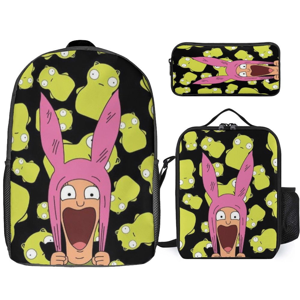 HUGS IDEA Kids 3D Animal Backpack – Cartoon Cat Design, Lightweight School Bag For Children - View #3