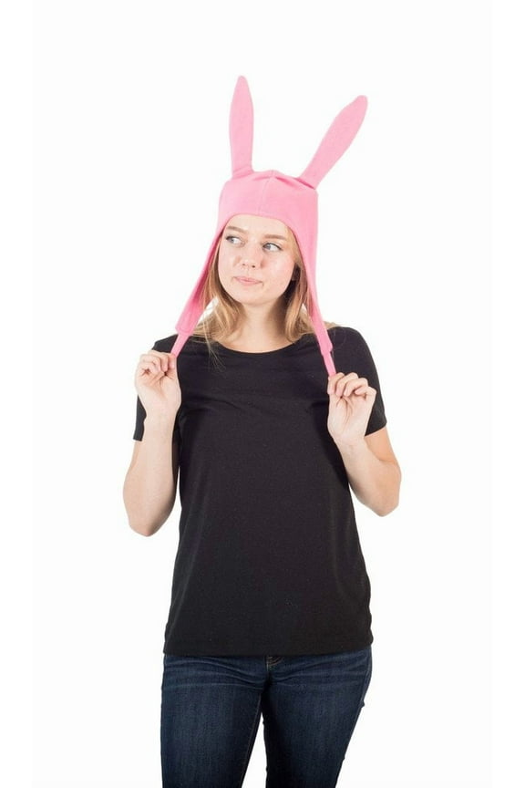Bob's Burgers Louise Cosplay Fleece Hat, Pink, One Size