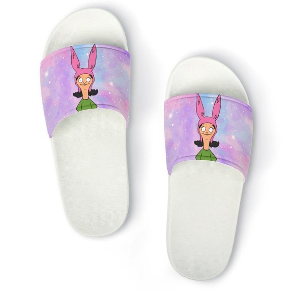 Bob's Burgers Louise Home Slippers Non Slip Bathroom Open Toe Shoes Lightweight Slide Slippers Sandals 45(275mm)