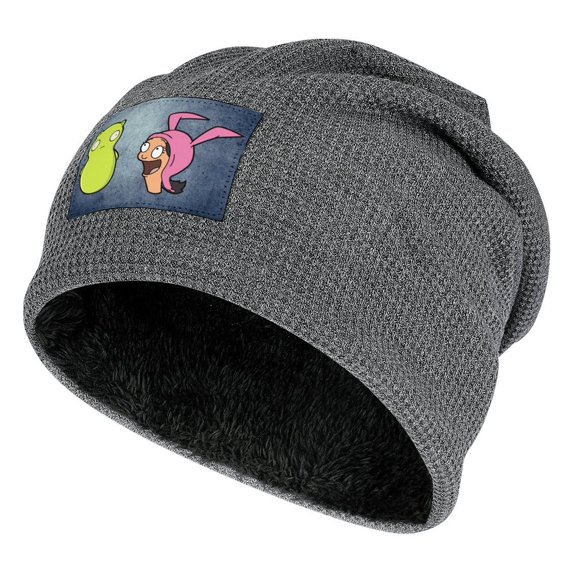 Bob's Burgers Louise Kuchi Kopi Unisex Stretchable Knitted Beanie Hat Daily Plush Pullover Cap Winter Warm Soft Skull Cap For Men Women