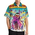thumbnail image 1 of Bob's Burgers Mens Hawaiian Shirt Summer Casual Short Sleeve Button Down Beach Shirts, 1 of 7