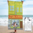 thumbnail image 1 of Bob's Burgers Microfiber Beach Towel, 27.5"x55" Oversized Sand Free Travel Towels Quick Dry Swimming Towel, Lightweight Camping Towel Super Absorbent Pool Towel for Vacation Essentials Gift, 1 of 7